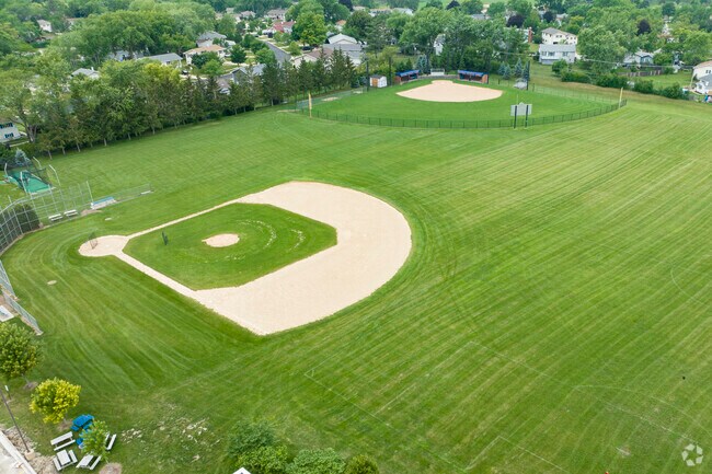 Hoffman Estates High School has athletic fields for physical education classes and team sports.