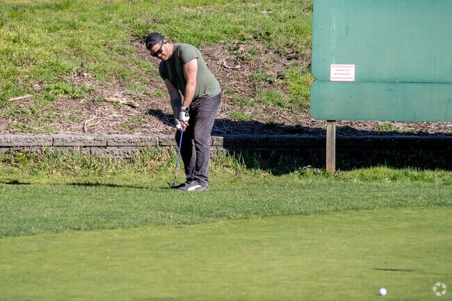 Harbour Pointe Golf course near Picnic Point is a great place to enjoy a sunny day.