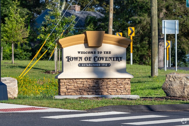 Founded in 1712, Coventry now has about 12,500 residents.