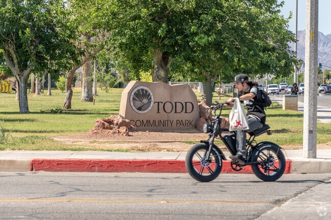 Biking is a favorite activity among young people in Blythe.