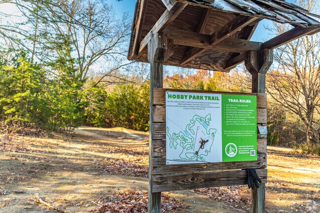 The nearby Hobby Park is a popular spot for Huntington Woods residents.