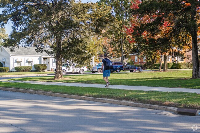 Oxford in Fort Wayne has great sidewalks for a walk around the neighborhood.