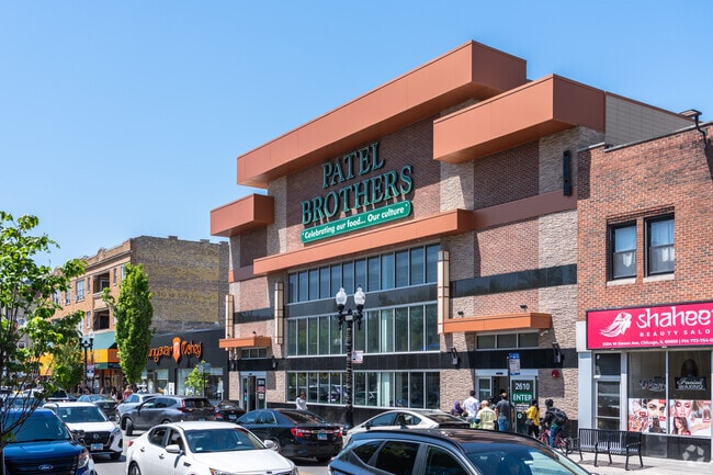 Locals can get their groceries at Patel Brothers in West Rogers Park.