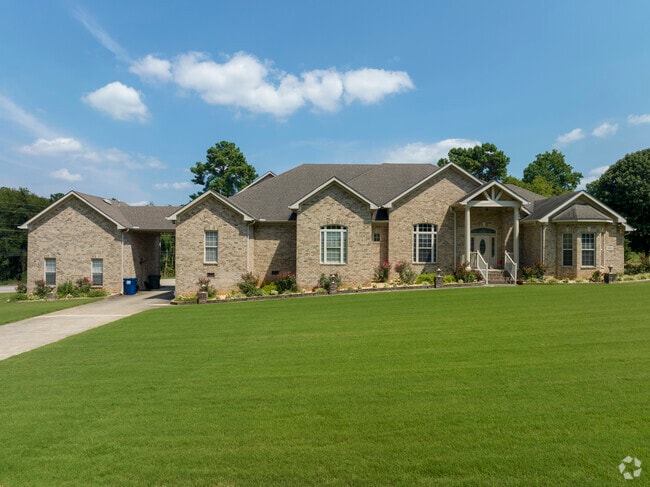 Luxury brick homes are the norm in The Drake Mountain Estates sub division in Meadow Hills.