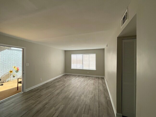 Large windows and natural light