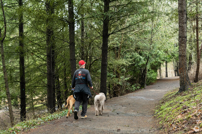 Take the pups for a scenic walk at Turner Creek Park in Brookwood, Hillsboro.