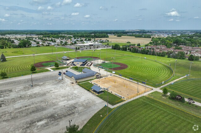 Glenns Valley residents can utilize the many sports fields at Indianapolis Sports Park.