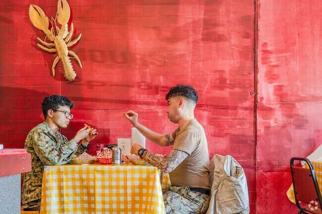 The Dungeness Crab Combo is a must have at Tiny's House of Crab in the Rocky Point area.