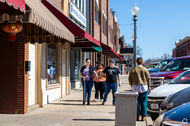 The Historic Downtown Square in Clinton has more than a dozen new businesses that have opened since 2006.