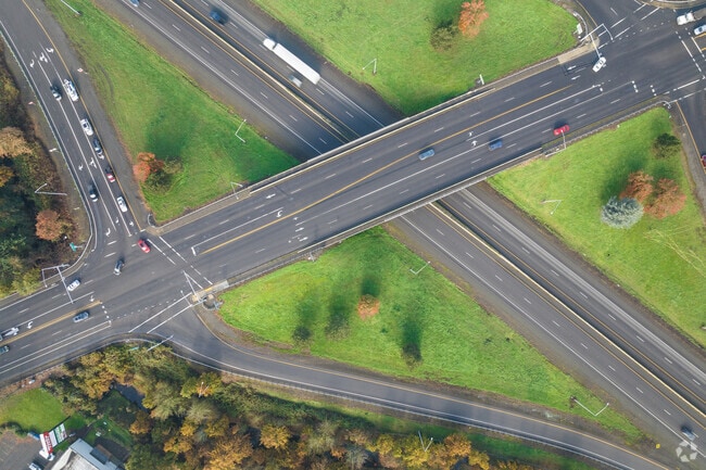 Highway 126 runs along the north side of Springfield providing access to Eugene and beyond.