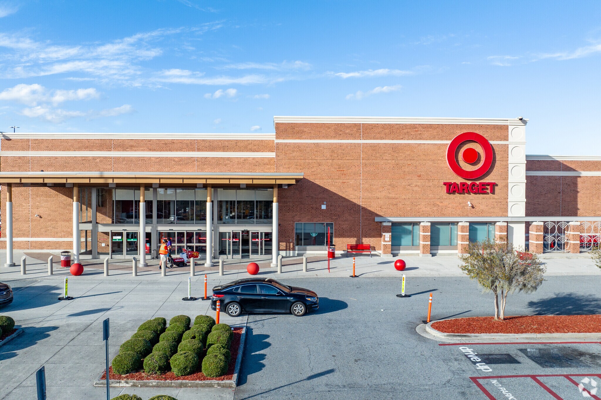 Residents in Vernonburg can grocery shop at the nearby Target.