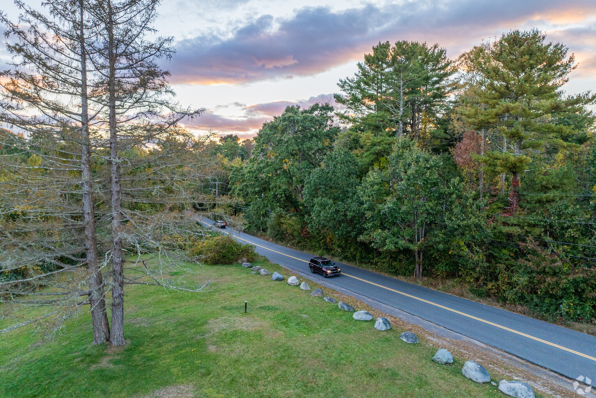 Enjoy nature as you ride through the dense forest areas in East Taunton.