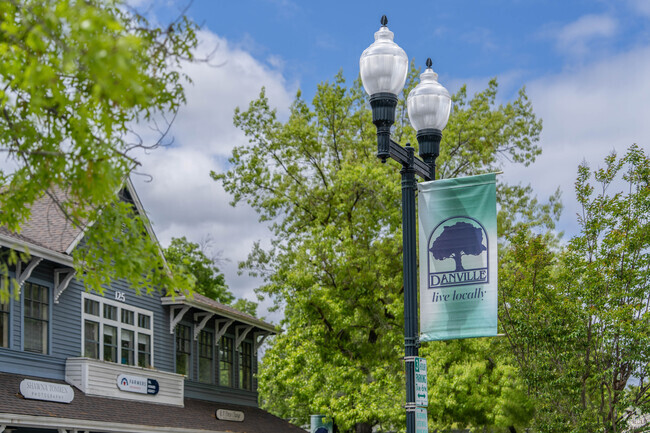 Downtown Danville has a small town urban feel, yet located in close proximately to the bay.
