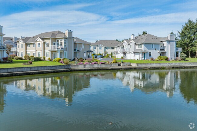 The Lakes features a wide variety of condos with a diverse range of architectural styles.