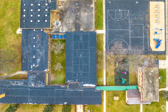Saint John Bosco School has an outdoor area for students.