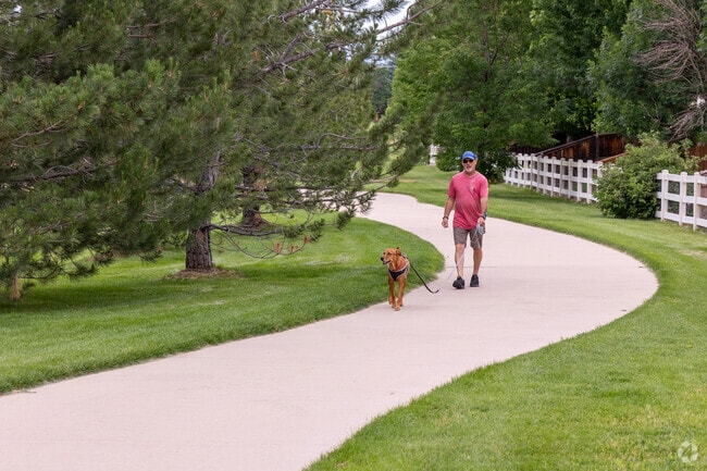 Blue Grama Grass Park has miles of trails, perfect for dog walks and bike rides.