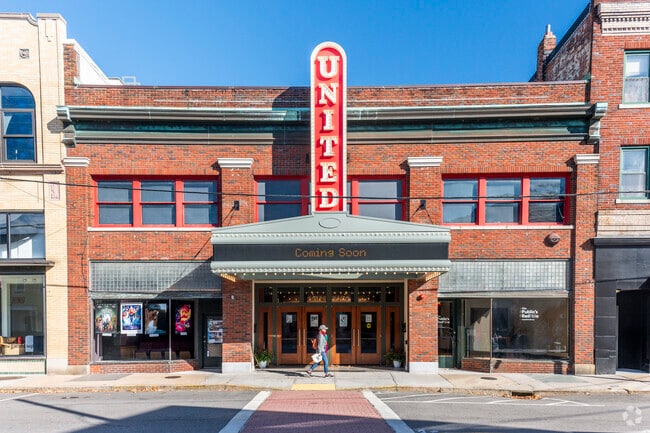 Catch a movie at the United Theater in downtown Westerly.