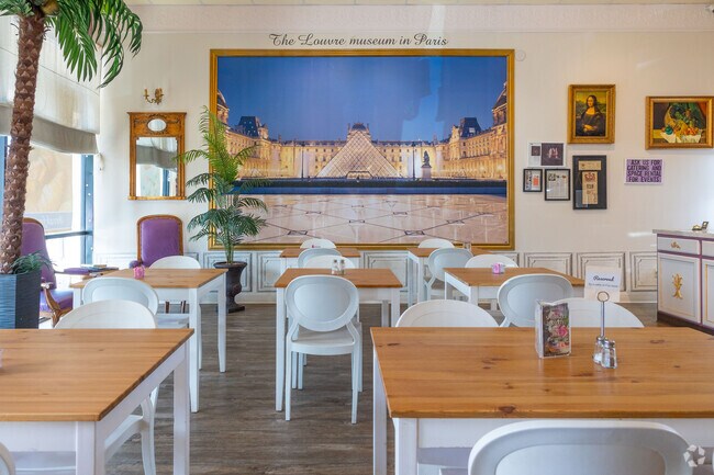 Le Louvre is known for their french cuisine in Shadow Ridge.