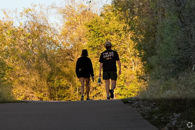 Enjoy a peaceful hike thorughout the various trails nearby Hamilton Pool.