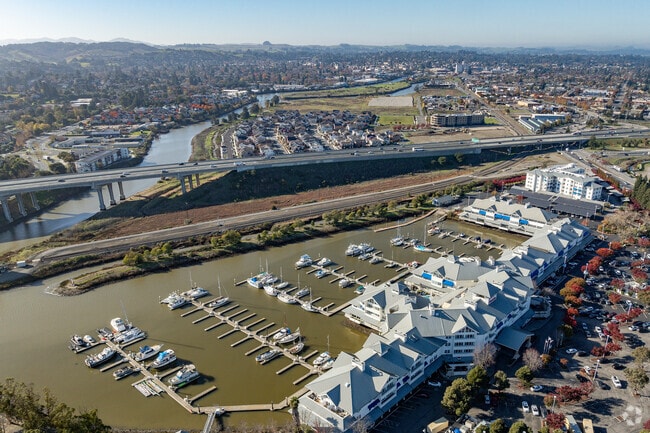 The Waterfront neighborhood is nestled between the Petaluma Marina and downtown with easy access to Highway 101 for commuting.