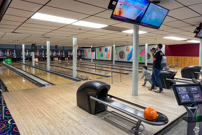 People of all ages love to bowl at San-Dee Lanes in Malverne.
