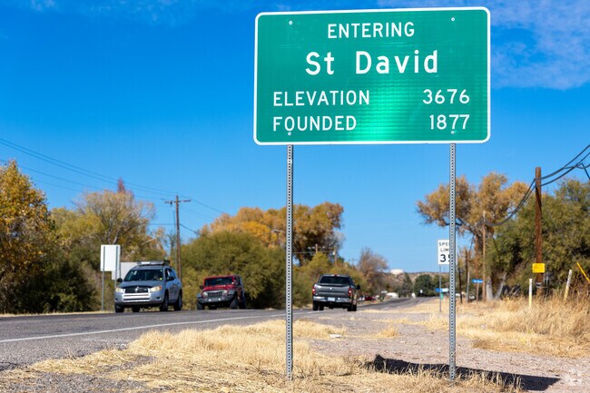Saint David is a rural town in the San Pedro Valley, about 60 miles from Tucson.