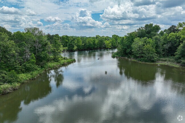 Hunter’s Fishing Bridge in Lakemont is popular for fishing and kayaking on Lake Olmstead.