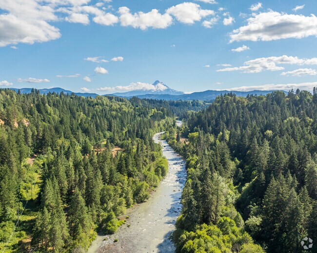 The views of Mount Hood is amazing in the Parkdale area.
