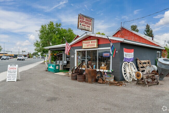 Red Barn Antiques in Minden offers vintage finds and collectibles.