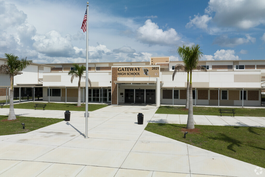 Gateway High School in Lehigh Acres has 1200 students in grades 9-12.