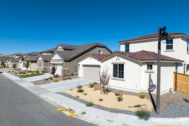 Kiley Ranch is built on a grid that has alternation between two story and single story homes.