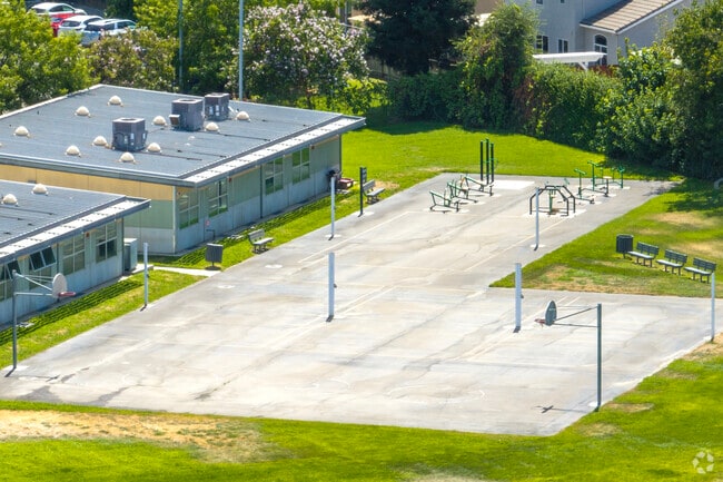 The recess area at Valley Community School in Atwater.