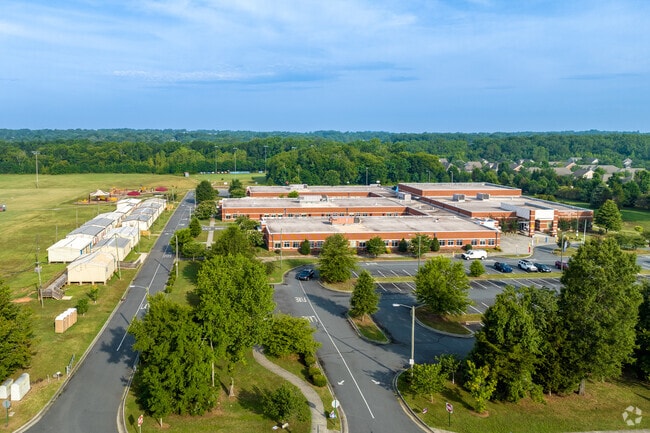 The Polo Ridge Elementary School campus in Charlotte, NC