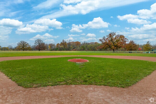 Play some baseball at De Veaux Woods State Park in North End.