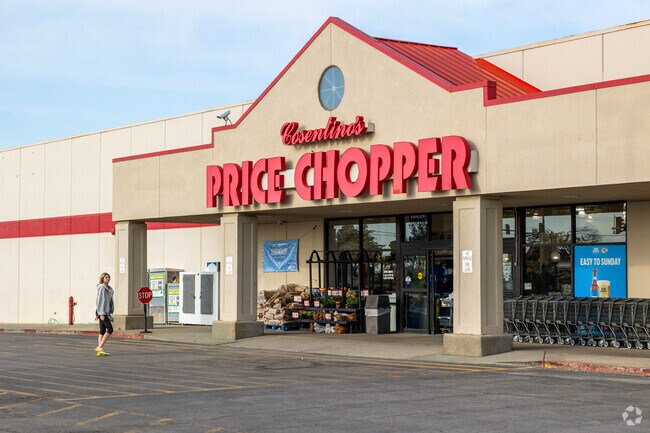 State Route 7, just north of downtown Pleasant Hill is lined with big box stores like Price Chopper.