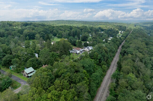 Part of the D&L Trail follows the now-defunct Lehigh and Susquehanna Railroad through Dennison.