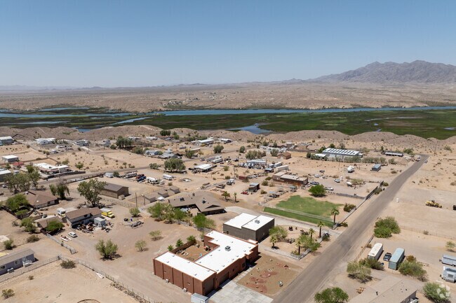 The neighborhood of Crystal Beach sits adjacent to a gorgeous view of the Colorado River.