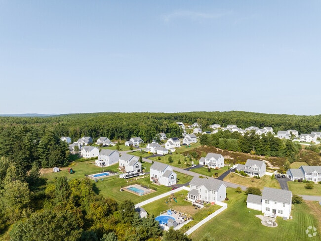 A newer residential neighborhood in Southeast Manchester.