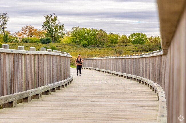 Terramere residents can stay active and train on nearby parks and trails.