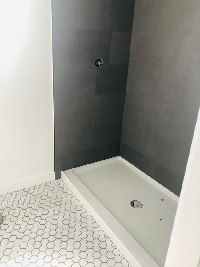New shower