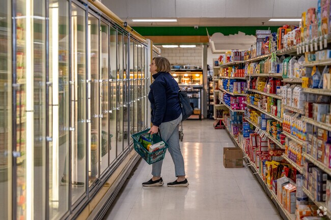Greenbelt residents go shopping at the Greenbelt Co-Op in Greenbelt Center.