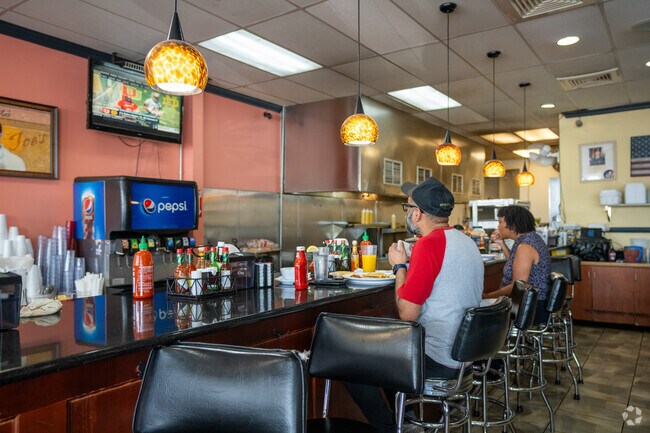 Locals love Joe's Cafe to watch a game, and get a bite to eat in Sterling.