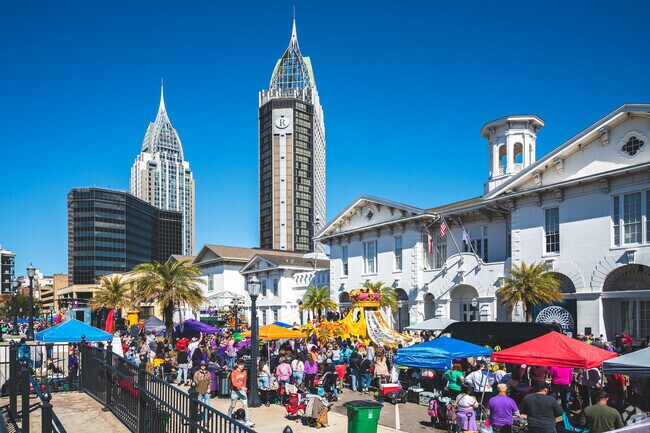 Grand Bay isn't far down the interstate from Downtown Mobile where with all the action.