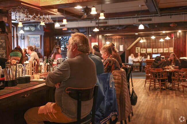 Many locals and visitors to Newburyport gather for food and drinks at The Grog.