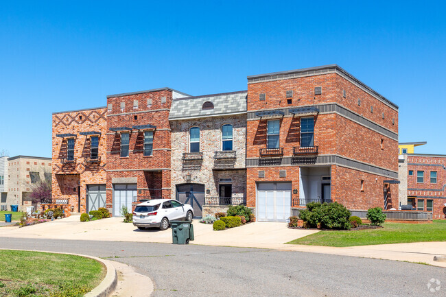 The new built townhomes in the Santa Fe neighborhood are desired throughout Oklahoma City.