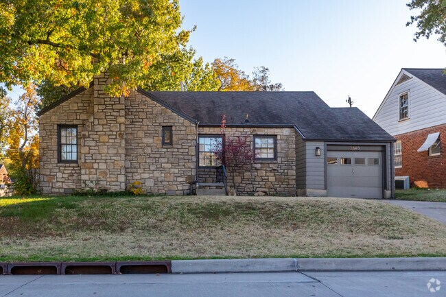 Turner Park offers homes with natural stone exteriors.