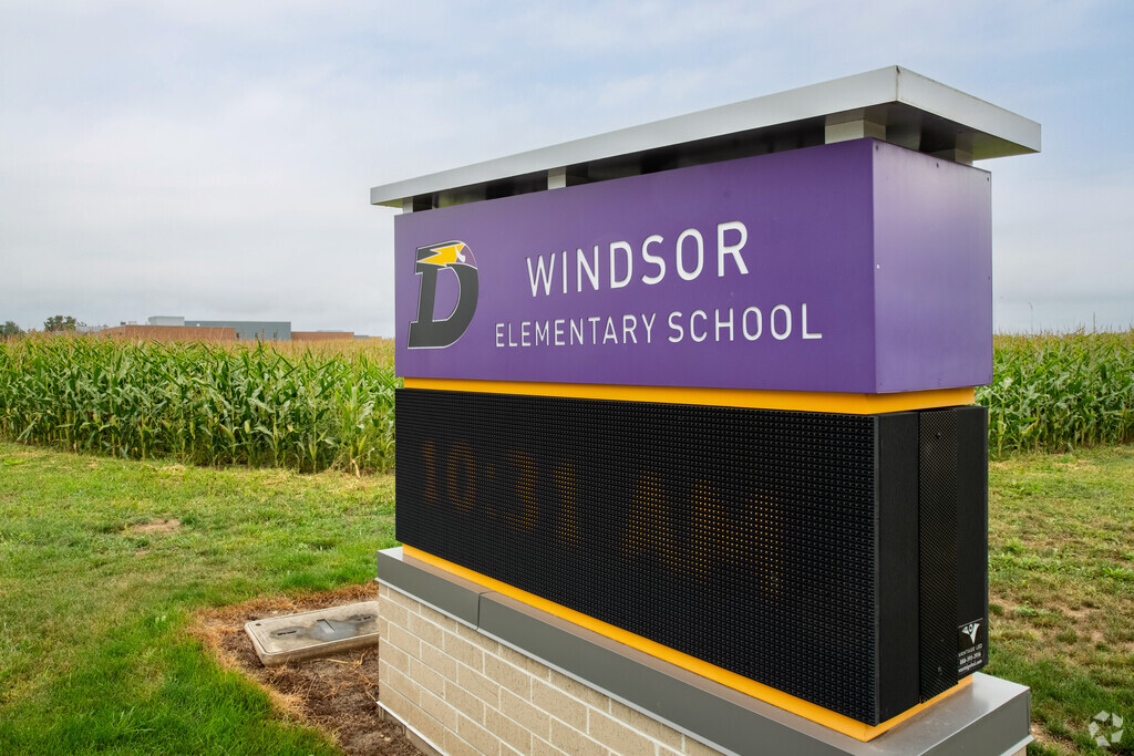 Windsor Elementary School services K-12 students.