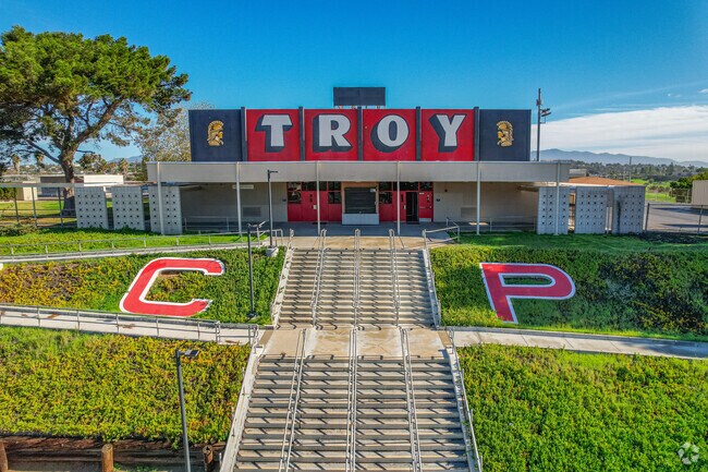 Castle Rock High School is home of the Trojans.