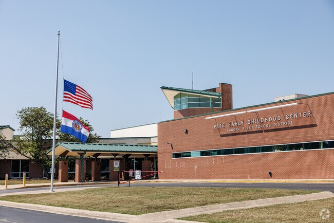 Pate Early Childhood Center includes a pre-school programs and serves students through second grade.