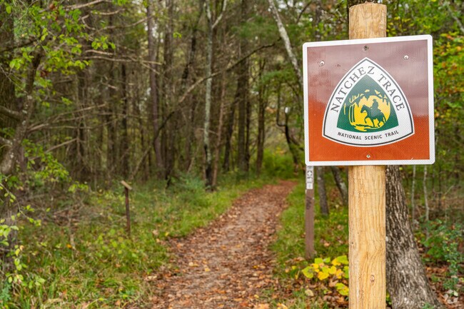 The 450-plus-mile Natchez Trace National Scenic Trail runs through Tupelo.